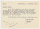 Firma Briefkaart Bloemendaal 1950 - Elastieken Kousen / Bandages - Zonder Classificatie