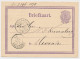 Briefkaart G. 7 Firma Blinddruk Amsterdam 1874 - Postwaardestukken