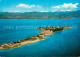 73751920 Sirmione Lago Di Garda Panorama Dall'aereo Sirmione Lago Di Garda - Sonstige & Ohne Zuordnung