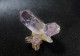 Quartz Var. Amethyst Floater  (1.5  X 1 X 1 Cm ) - Capurru Quarry - Osilo - Sardegna - Italy - Minerals