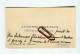 AUDERGHEM Drève Du Prieuré Val-Duchesse - Carte De Visite 1932 Voir Verso Auguste Delvaux Architecte Paysagiste - Visiting Cards