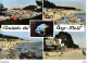 29 BEG MEIL Multivues N°10080 Plage Baignade Camping Et La Roche Percée Chien Citroën 2CV Renault 4CV Dauphine VOIR DOS - Sonstige & Ohne Zuordnung