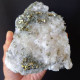 #M60 Schöne CALCIT, PYRIT, Quarz Kristalle (Dalnegorsk, Primorskiy Kray, Russland) - Minéraux