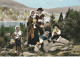 IN 6- GROUPE FOLKLORIQUE "LES MENESTRELS" - GERARDMER - PROMENADE PRINTANIERE - CARTE COULEURS   - 2 SCANS  - Costumes