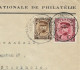 Fédération International De Philatélie Cover From Brüssels Nord To Stockholm Sweden 1932 Backside Nice Label Stamp - Briefe U. Dokumente