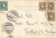 BARCELONA POSTAL MONTSERRAT DORSO SIN DIVIDIR ALFONSO XIII CADETE PARA TARIFA IMPRESOS 1906 - Covers & Documents