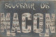 IN 13 - (71)  SOUVENIR DE MACON  -  CARTE FANTAISIE COLORISEE - LETTRES AVEC MULTIVUES - 2 SCANS  - Macon