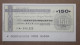 BANCA BELINZAGHI, 150 LIRE 30.06.1977 A.V.I.S. MILANO (A1.92) - [10] Cheques Y Mini-cheques