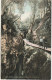 IN 19 -(73) GRESY SUR AIX -  GORGES DU SIERROZ , LES GALERIES - COUPLE DE  PROMENEURS - CARTE COLORISEE - 2 SCANS - Gresy Sur Aix