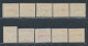 1903-07 Dominica, Stanley Gibbons N. 27/36, Serie Di 10 Valori, MH* - Otros & Sin Clasificación