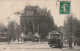 JA 3 - (75) PARIS -  FONTAINE ET PLACE SAINT MICHEL - AUTOMOBILES , AUTOBUS , OMNIBUS  - 2 SCANS  - Arrondissement: 06