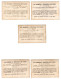 Krèma. Série “La Marine à Travers Les âges”. 1932(?). Lot De 5 Images Différentes : N°9, 10, 17, 43 Et 71 - Other & Unclassified