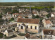 JA 13 -(77) EN AVION AU DESSUS D' ECHOUBOULAINS - L ' EGLISE - CARTE COULEURS - 2 SCANS  - Other & Unclassified