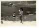 Ref 1 - Photo + Négatif  : Lac , Personnes Au Col De Fluela - Suisse  . - Europa