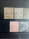 SUISSE.1882 - 1899. ARMOIRIES Avec Fragments De Soie. .Lot Du N° 63 à 70.  Oblitérés. Côte YT 2020 : 17,60 € - Used Stamps