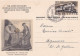 ENTIER  10  C       100 JAHRE EISENBAHN   1847 1947  + CACHET - Enteros Postales