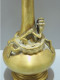 Delcampe - -VASE BRONZE ASIE ANCIEN Avec Un DRAGON Enroulé AUTOUR DU COL CACHET De CIRE    E - Art Asiatique