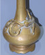 Delcampe - -VASE BRONZE ASIE ANCIEN Avec Un DRAGON Enroulé AUTOUR DU COL CACHET De CIRE    E - Asiatische Kunst