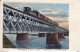 POLEN WARSCHAU WARSZAWA EISENBAHNBRUCKE UBER DER WEICHSEL 1916 Feldpost - Trenes