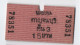 Ticket Ancien   SNCF /Madeleine Houdan   / 2éme /6 Février 2002     TCK265 - Railway