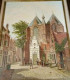 Vue Du Village Avec L'église, C.G. Van Os/ Village View With Church, C.G. Van Os - Oils