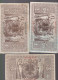 3 Billets  Allemagne    1000 Mark   Reichsbanknote  1910   République De Weimar - 1.000 Mark