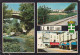 KO 24-(83) LE MUY - CARTE MULTIVUES COULEURS :  PONT ET  VIEUX MOULIN , CENTRE VILLE , VUE GENERALE - BLASON - 2 SCANS - Le Muy