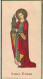 S.BARBARA. =  11 X 6 CM     2 SCANS - Devotion Images