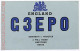 Ad9117 - GREAT BRITAIN - RADIO FREQUENCY CARD - England - 1950 - Radio