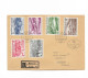 Vienna First Day Ersttag Registered Cover To Tikkurila Finland 1962  15 Years Of Nationalized Electricity Industry FDC - FDC