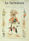 La Caricature 1886 N°321 Costumes De Carnaval Draner Patti Par Luque Loys Job Trock - Revistas - Antes 1900