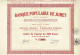 - Titre De 1946 - Banque Populaire De Jumet - EF - Banque & Assurance