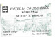 Eu Route De Dieppe Hotel La Cour Carrée Etiquette Visitekaartje Htje - Visiting Cards