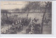 DENAIN: Grève 1906 Revue Des Troupes Par Le Général, Place Gambetta - Très Bon état - Denain