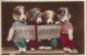 HO Nw (5) BONE YARD MELODIES - CHORALE DE CHIOTS HUMANISES - 2 SCANS - Animali Abbigliati