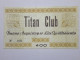 LOTTO 4Pz. 100 200 300 400 LIRE BUONI ACQUISTO TITAN CLUB VALIDO FINO AL 31.12.1976 (A.3) - [10] Scheck Und Mini-Scheck