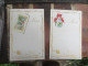 LOT DE 6 CHROMO ILLUSTRE  BINIOU  CHICOREE BELLE JARDINIERE - Menus