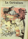La Caricature 1886 N°323 Revue Décadente Noire Halles Centrales Robida - Zeitschriften - Vor 1900