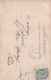 LE 28- " FLEURS DES CHAMPS " - SERIE DE 5 CARTES COLORISEES - FILLETTE EN PEINE ET DAME CHARITABLE - OBLITERATION 1905 - Collections & Lots