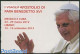Vatican 2013 Pope Benedict XVI Booklet, Mint NH, Stamp Booklets - Unused Stamps