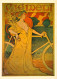 CPM- Affiche Publicité Cycles "CLÉMENT" Art Nouveau Jeune Femme Style Mucha*  TBE - Werbepostkarten