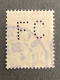 FRANCE F N°135 Semeuse FC 27 Indice 3 Perforé Perforés Perfins Perfin Superbe !! - Altri & Non Classificati