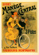 CPM- Affiche Publicité Cyclisme "Grand Manège Central" Paris, Rue Buffaut Faubourg Montmartre TBE - Advertising