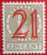 READ  21ct Overprint Hulpzegel Wilhelmina NVPH 224 Mi 228 1929 Ongebruikt MH * NEDERLAND NIEDERLANDE - Ongebruikt