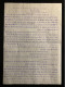 Tract Presse Clandestine Résistance Belge WWII WW2 'Proclamation' (the Text Continues On The Reverse Side Of The Sheet) - Documenten