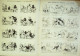 La Caricature 1886 N°349 Buisson Draner Chiens De Chasse Trock Singes Coll-Toc Sorel - Tijdschriften - Voor 1900