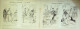 La Caricature 1886 N°354 Voageurs En Voiture Draner Modèle Robida Médecins Trock - Riviste - Ante 1900