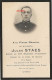 Guerre 1914-Faire-part De Décès 1916-dcd En Captivité à Rieneck-Jules STAES Soldat 273e R Né à Bailleul (59) - Obituary Notices