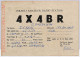 Ad9196 - ISRAEL - RADIO FREQUENCY CARD - 1950 - Radio