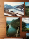 Delcampe - GEIRANGER - Norway - Lot Of 8 Uncirculated Postcards, Animated, With Ships - Norway